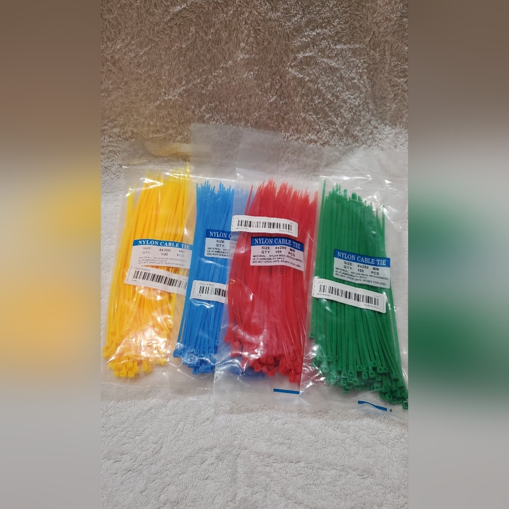 4 100pc MM packs ziptie